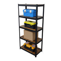 SCHWERLASTREGAL - Multicolor, Holzwerkstoff/Kunststoff (80/168/40cm) - Relaxdays