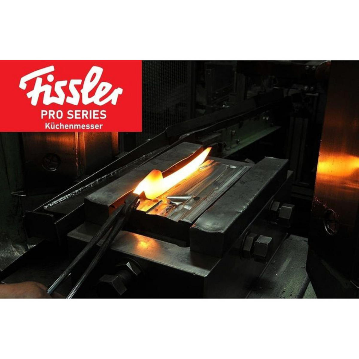 MESSERSET 4-tlg –Profi– Küchenmesser Set mit Kochmesser 190mm, Santokumesser 130&165mm, Brotmesser 180mm, Edelstahl, Rostfrei Ergonomischer Griff - Silberfarben/Schwarz, Kunststoff/Metall - Fissler