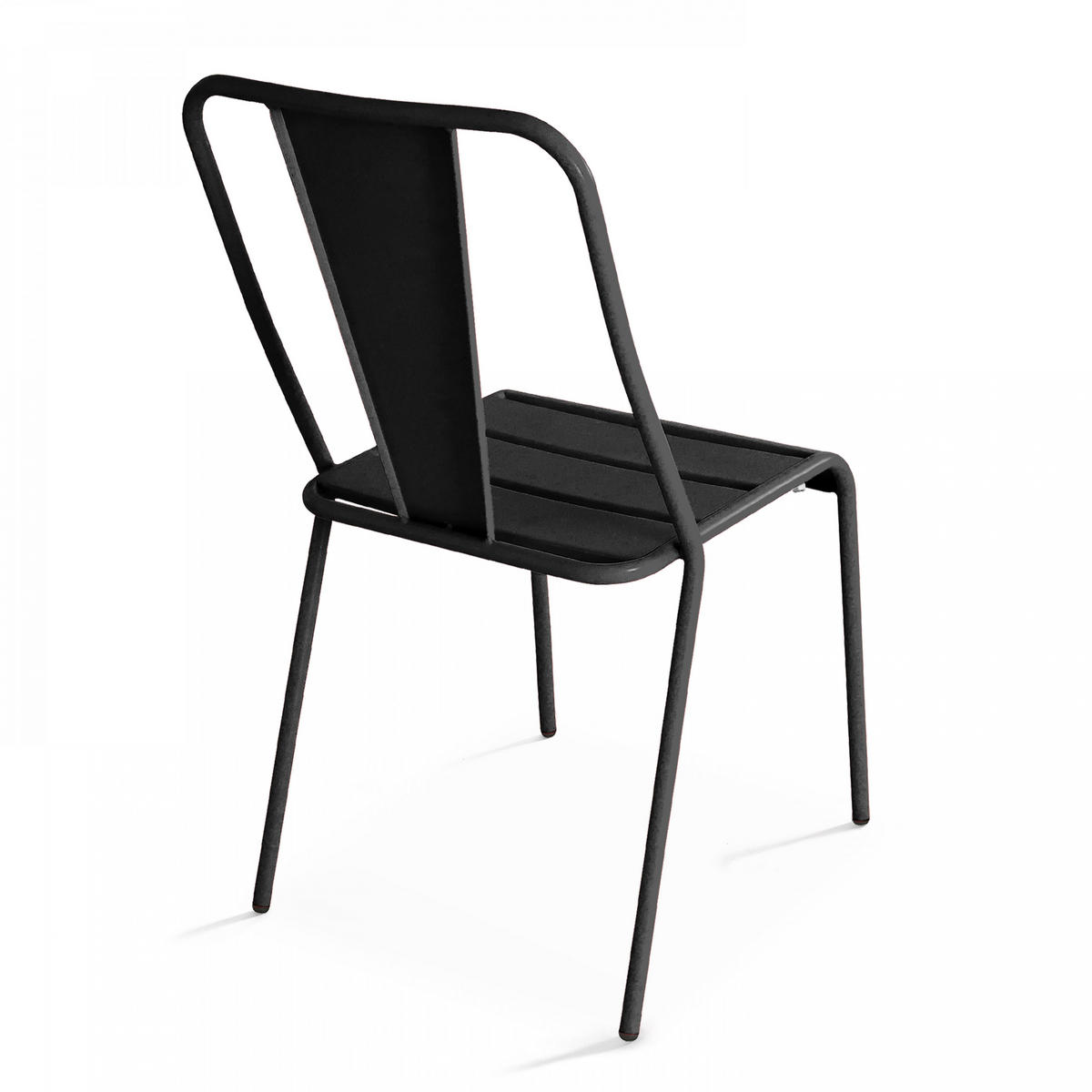 GARTENSTUHL, Grau - Grau, Metall (51/83/54cm) - Oviala