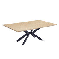 ESSTISCH ECKIG AVENCIA - Fishbone Oak, 200 x 120 cm - Braun, Holz (200/120/76cm) - Home Deluxe