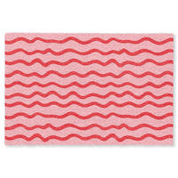 KOBERCE - Hravé - vzor - červená - 120x80 cm - červená, textil/plast (120/0.4cm) - OnlyWow