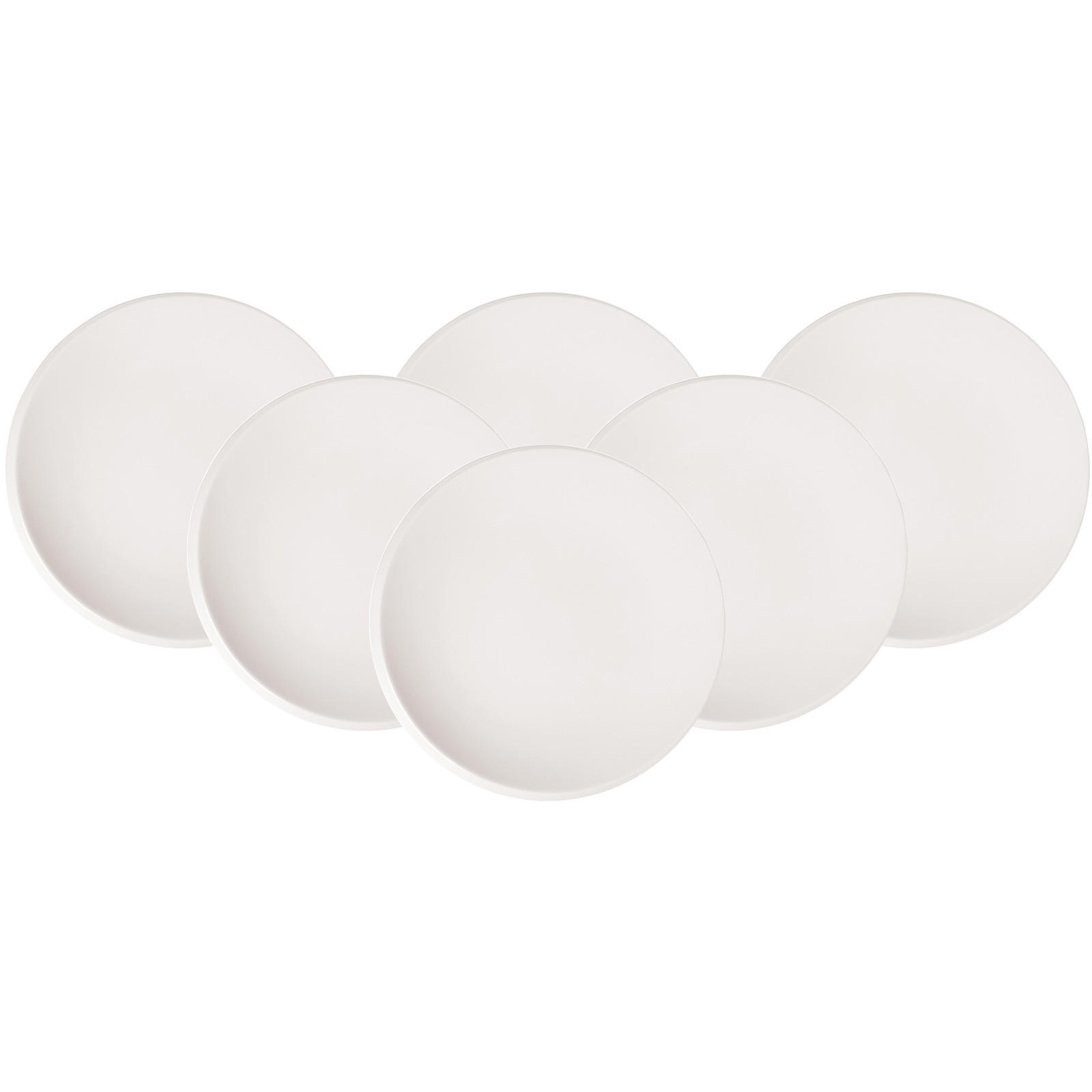 SPEISETELLER NewMoon weiß ø 27 cm 6er Set - Weiß, Keramik (27cm) - Villeroy & Boch