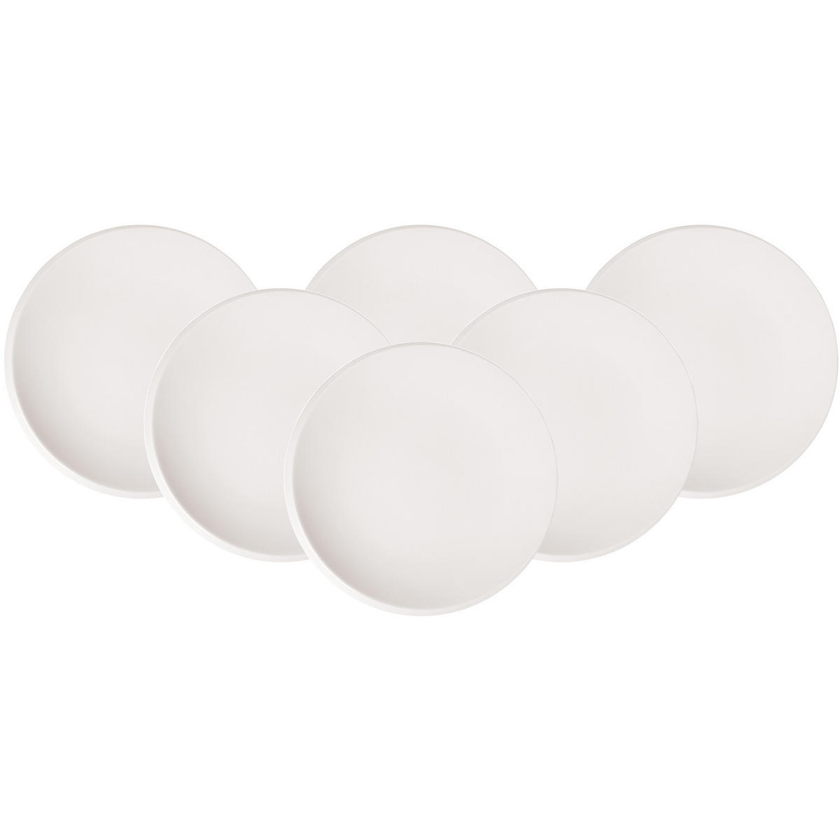SPEISETELLER NewMoon weiß ø 27 cm 6er Set - Weiß, Keramik (27cm) - Villeroy & Boch