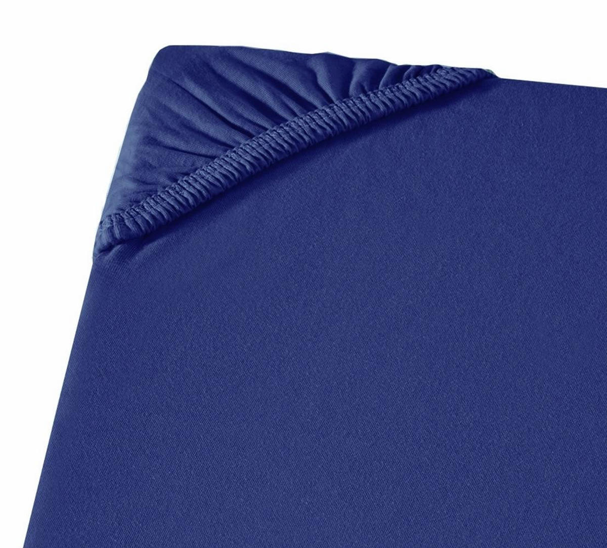 BABYBETT-SPANNBETTLAKEN 60x120 - 70x140 cm Jersey Baby Bettlaken aus 100% Baumwolle, Spannbetttuch Laken Uni Blau - Blau, Textil (70/140cm) - Carpe Sonno
