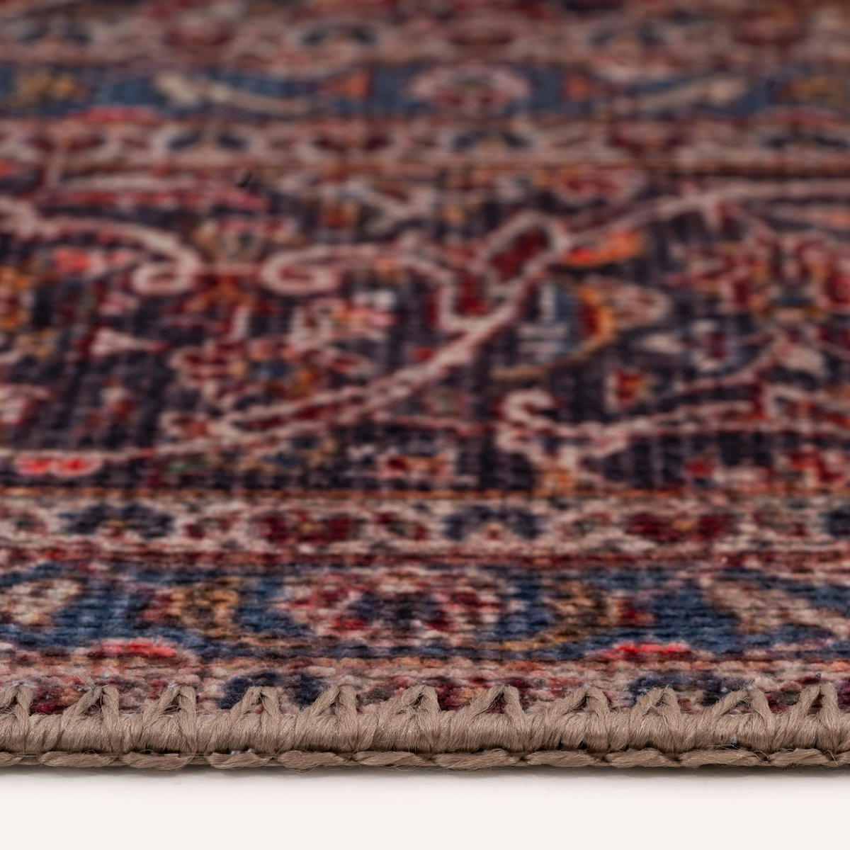 FLACHWEBETEPPICH Tullow - Rot, Textil (120/170cm) - Kukoon Rugs