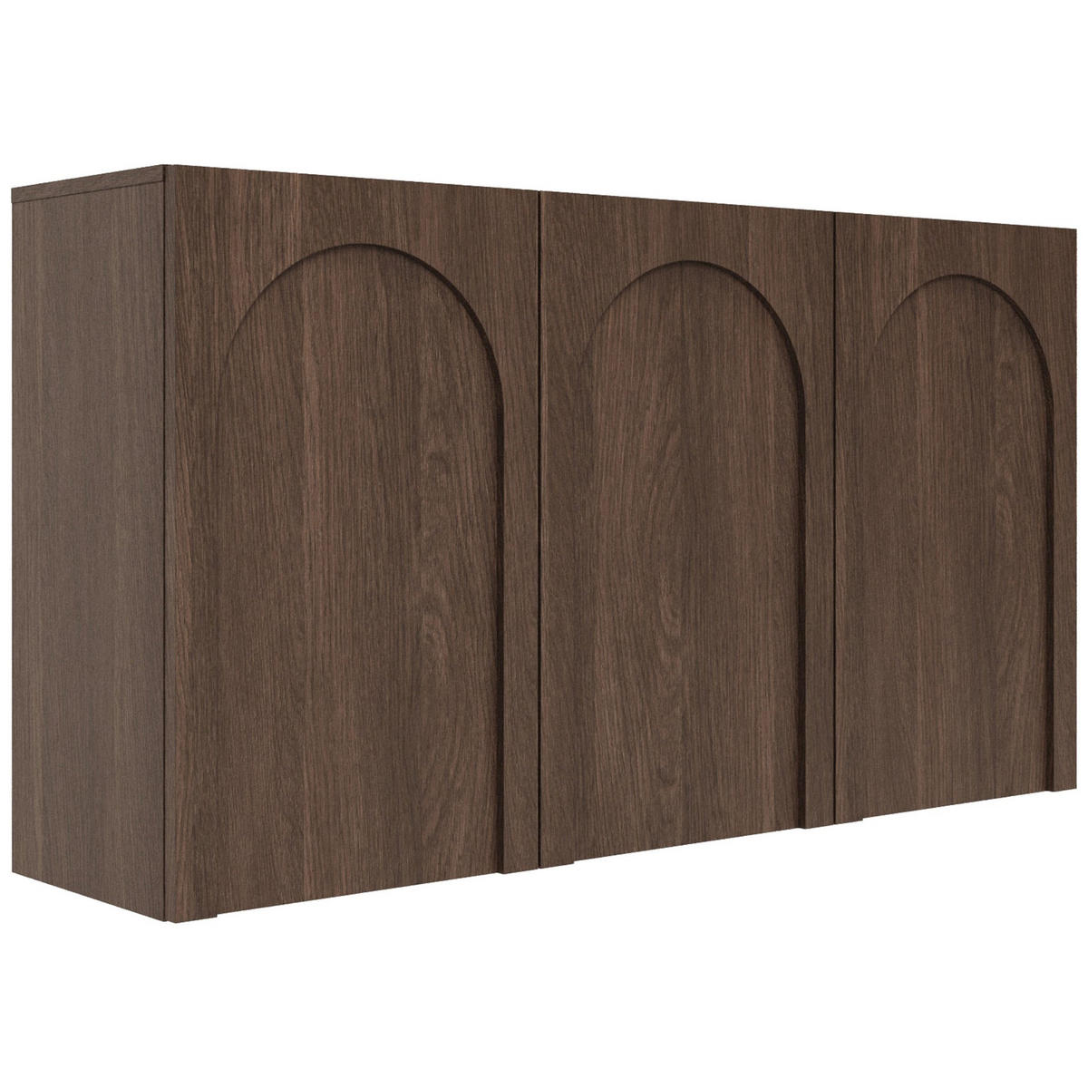SIDEBOARD Arkadia 3-türig 150 cm - Dunkelbraun, Holzwerkstoff (150/81/35cm) - Selsey