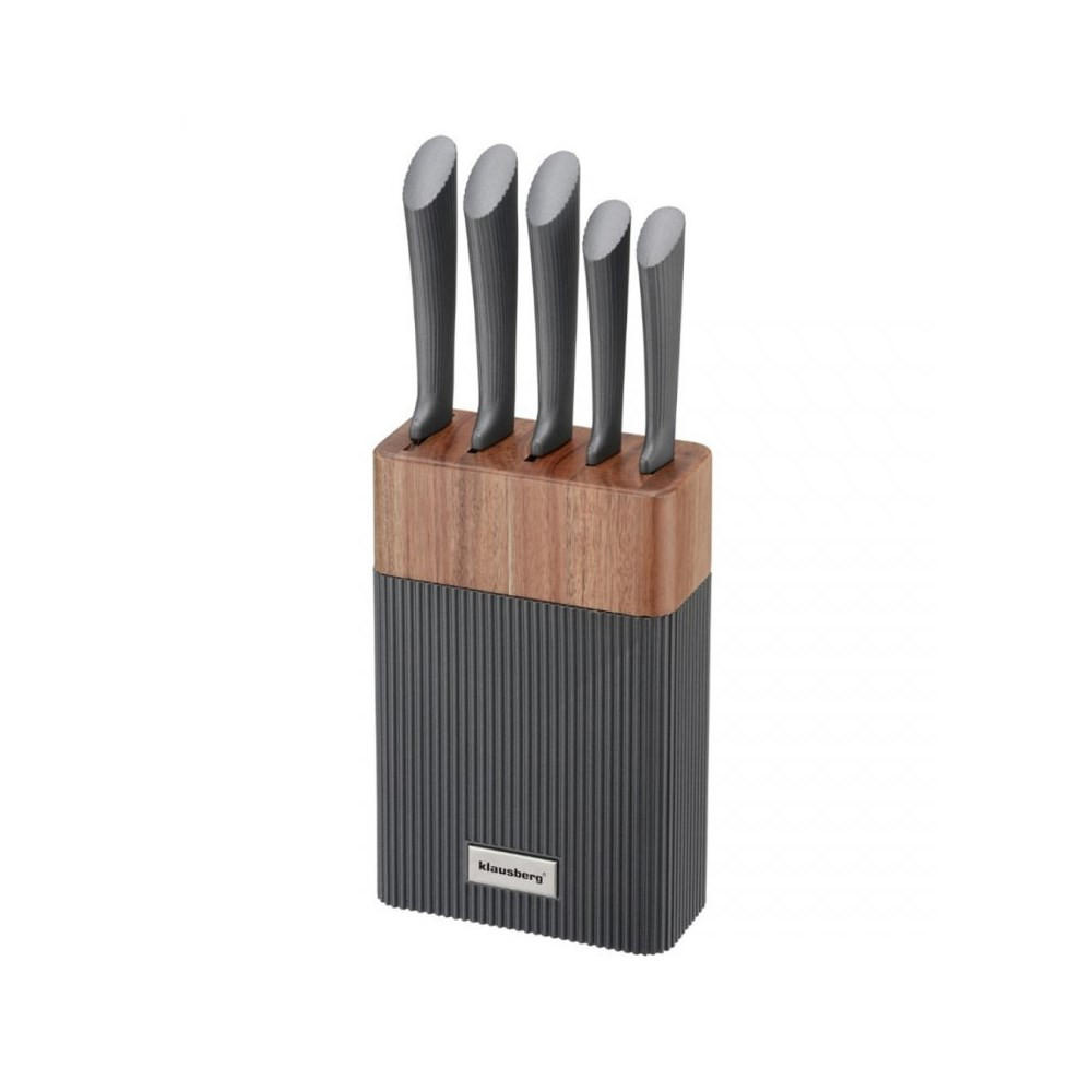 MESSERSET Graphit 35/20/35 cm 63931 - Graphitfarben, Holz - Klausberg 