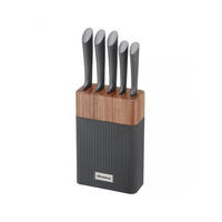 MESSERSET Graphit 35/20/35 cm 63931 - Graphitfarben, Holz - Klausberg 