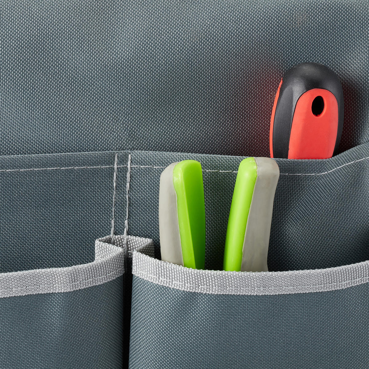 KNIEBANK - Multicolor, Textil/Metall (59/50/31.5cm) - Relaxdays