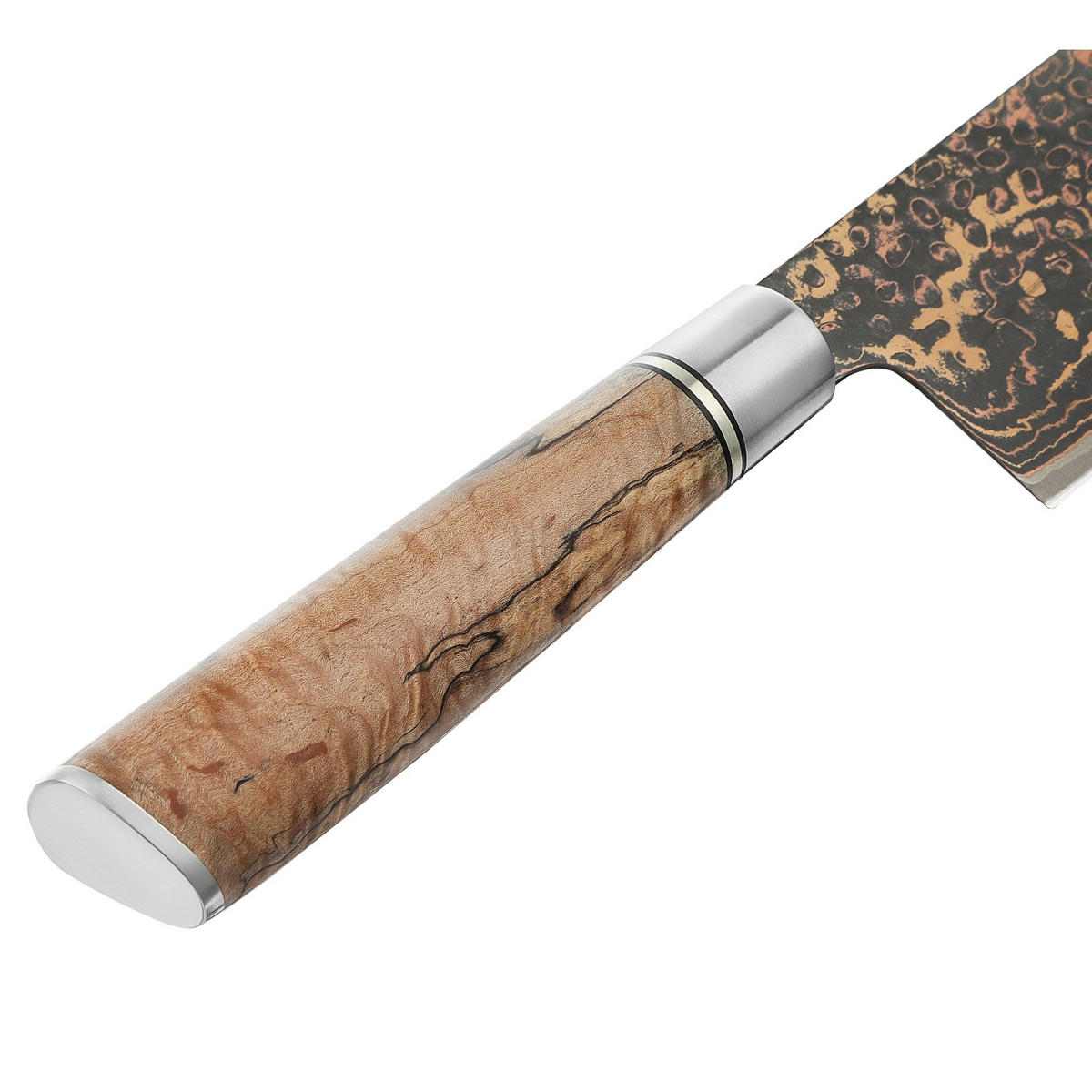 NAKIRI-MESSER 18 cm - Ahornfarben, Holz/Metall (33cm) - Zayiko