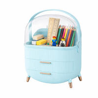 KOSMETIKORGANIZER Carolus Ⅲ 26/16/38 cm - Hellblau, Kunststoff (16/38/26cm) - Nettlife