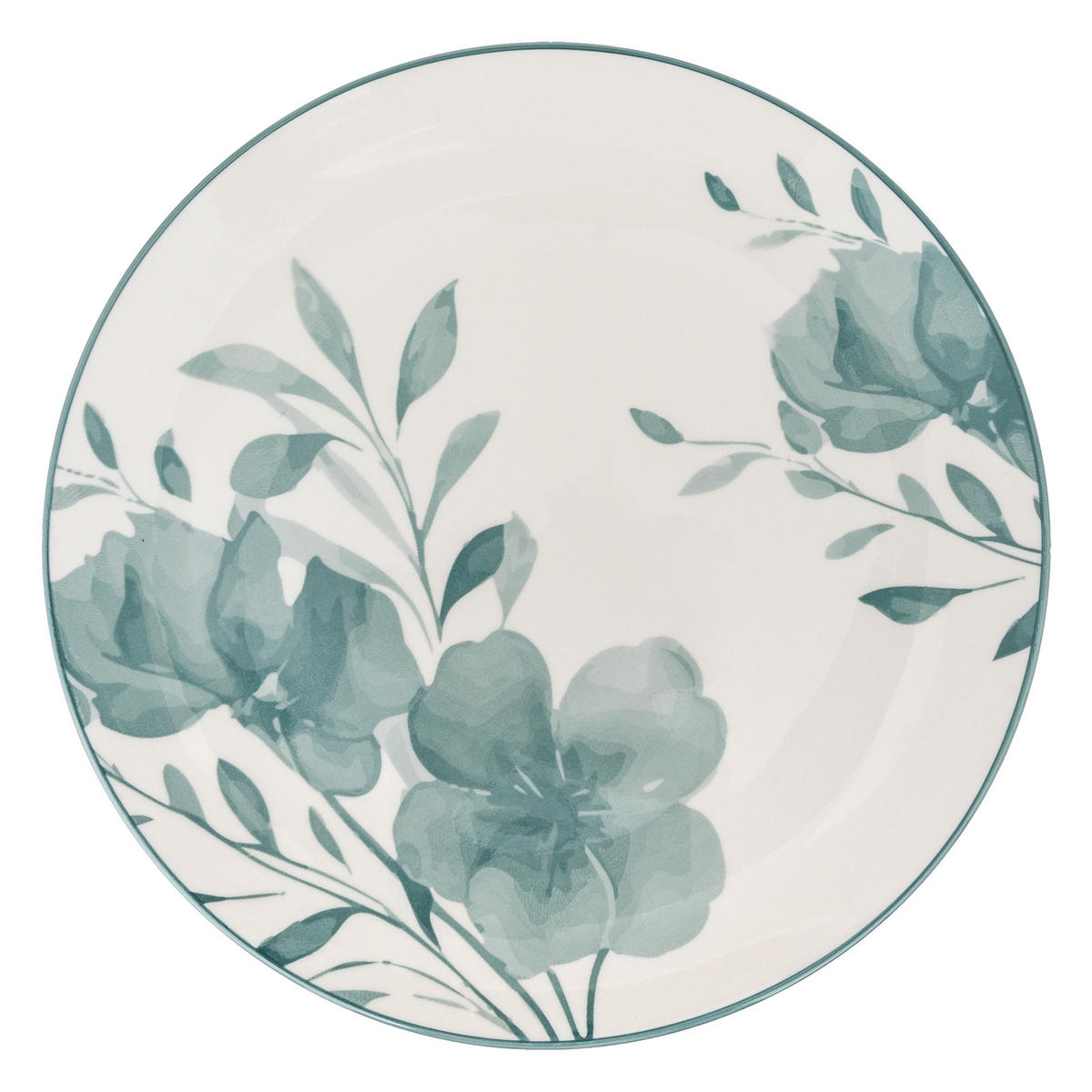 PORZELLANSERVICE für 6 Personen Lily Mehrfarben 27/27/2,6 cm - Multicolor, Keramik (27cm) - Secret de Gourmet
