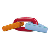 DEKOKISSEN Geometrisches Kettenset 3er-Set - Multicolor, Textil (42/55cm) - Vercart