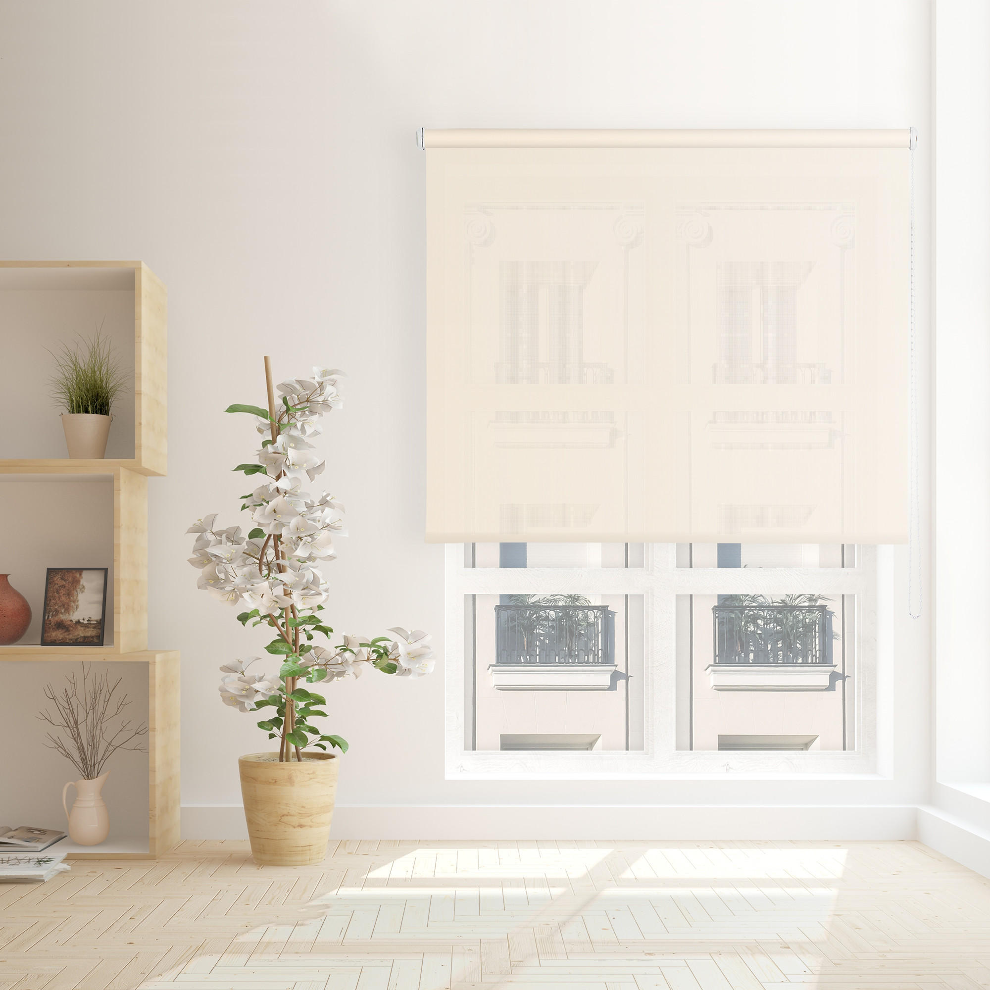 Viewtex Seitenzugrollo Beige 165x190x190 cm
