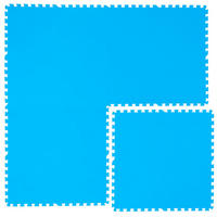 POOLMATTEN 2,6m² 4 EVA Matten 81 cm Blau - Blau, Kunststoff (81/81cm) - eyepower
