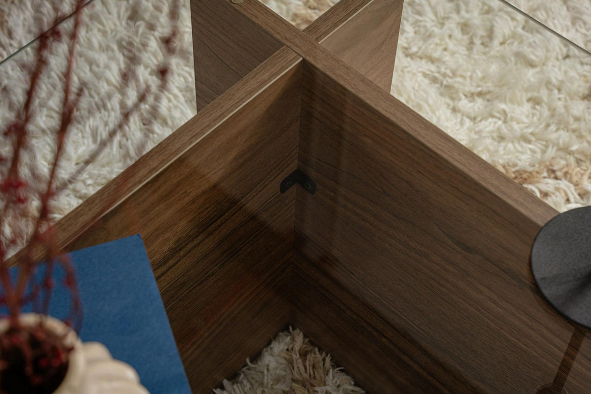 COUCHTISCH vetrino Braun - Braun, Holz (105/65/40cm) - Habitat Garten