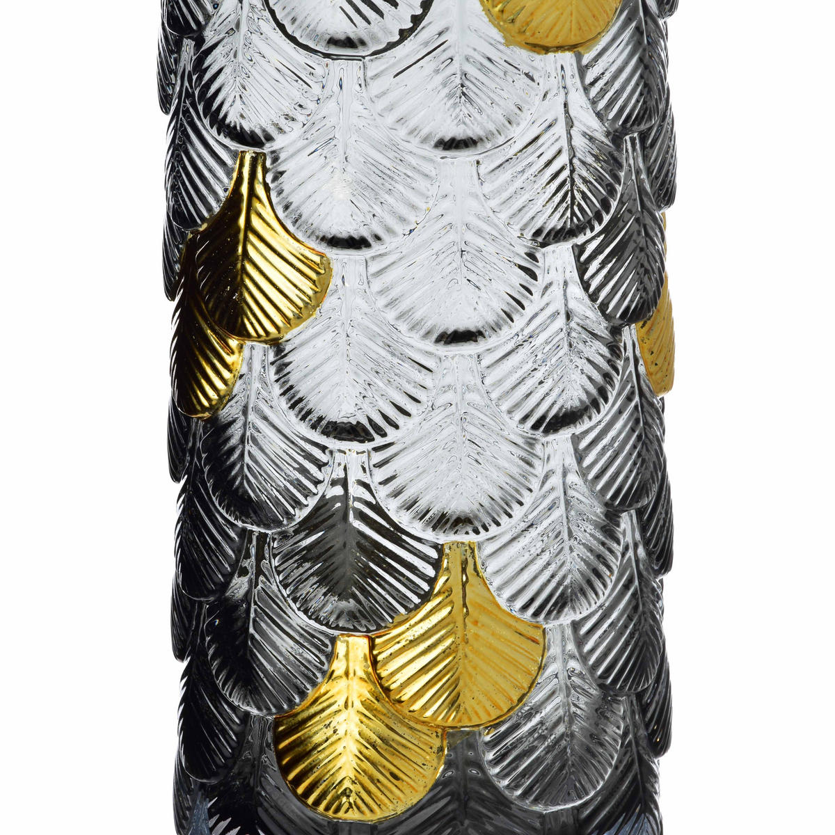 VASE Serenite Gold 10/10/26 cm Glas - Goldfarben, Glas (26cm) - Mondex