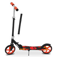 CITYROLLER Fire schwarz/ rot - Schwarz, Metall (88/27/106cm) - Artsport