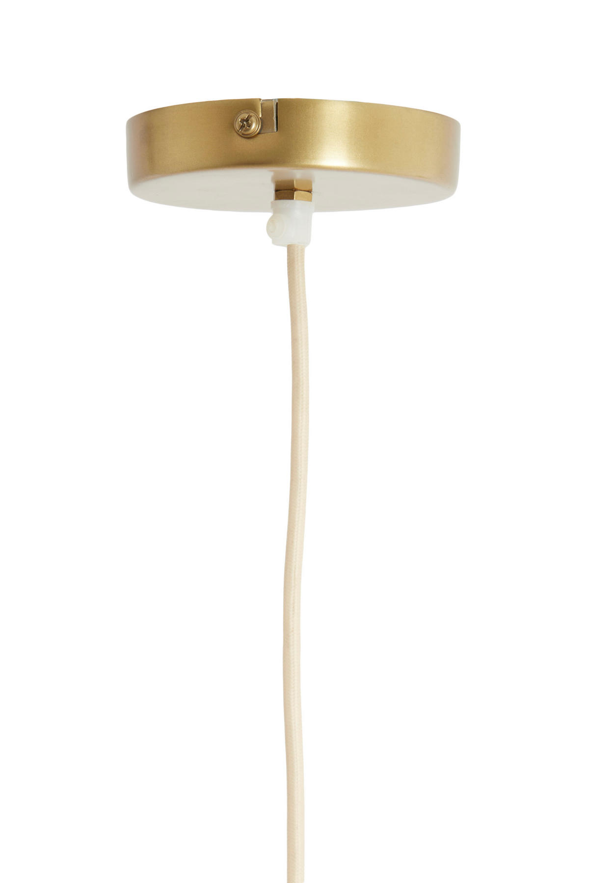 HÄNGELAMPE - Braun - 60/60/30 cm - Braun, Textil (60/60/30cm) - Light & Living