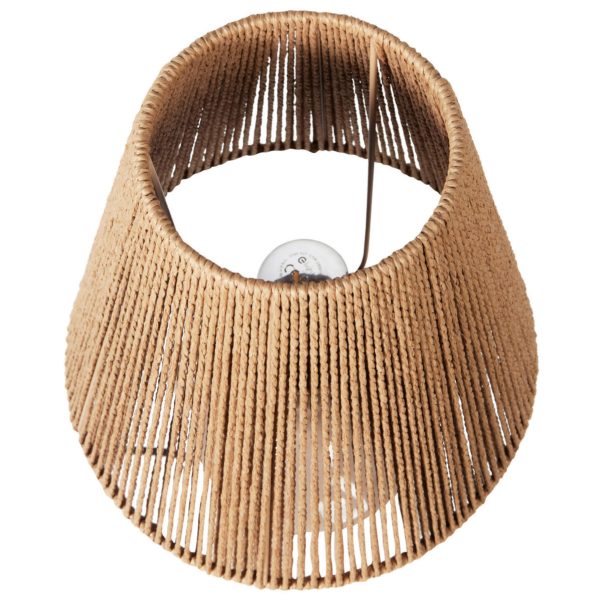 TISCHLEUCHTE Beige Larissos - Beige, Keramik (24/24/51cm) - Beliani