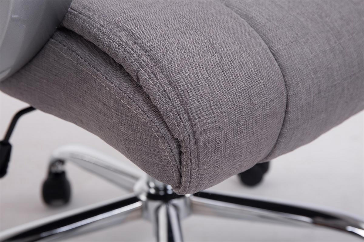 BÜROSTUHL Apodo, Stoff Grau - Grau, Textil/Metall (66/122/70cm) - TPFLiving