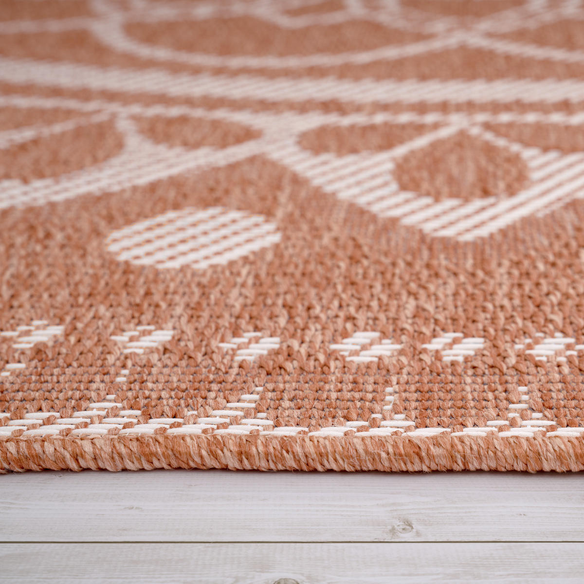 OUTDOORTEPPICH 160/220 cm Brescia 471 - Orange, Textil (160/220cm) - Paco Home