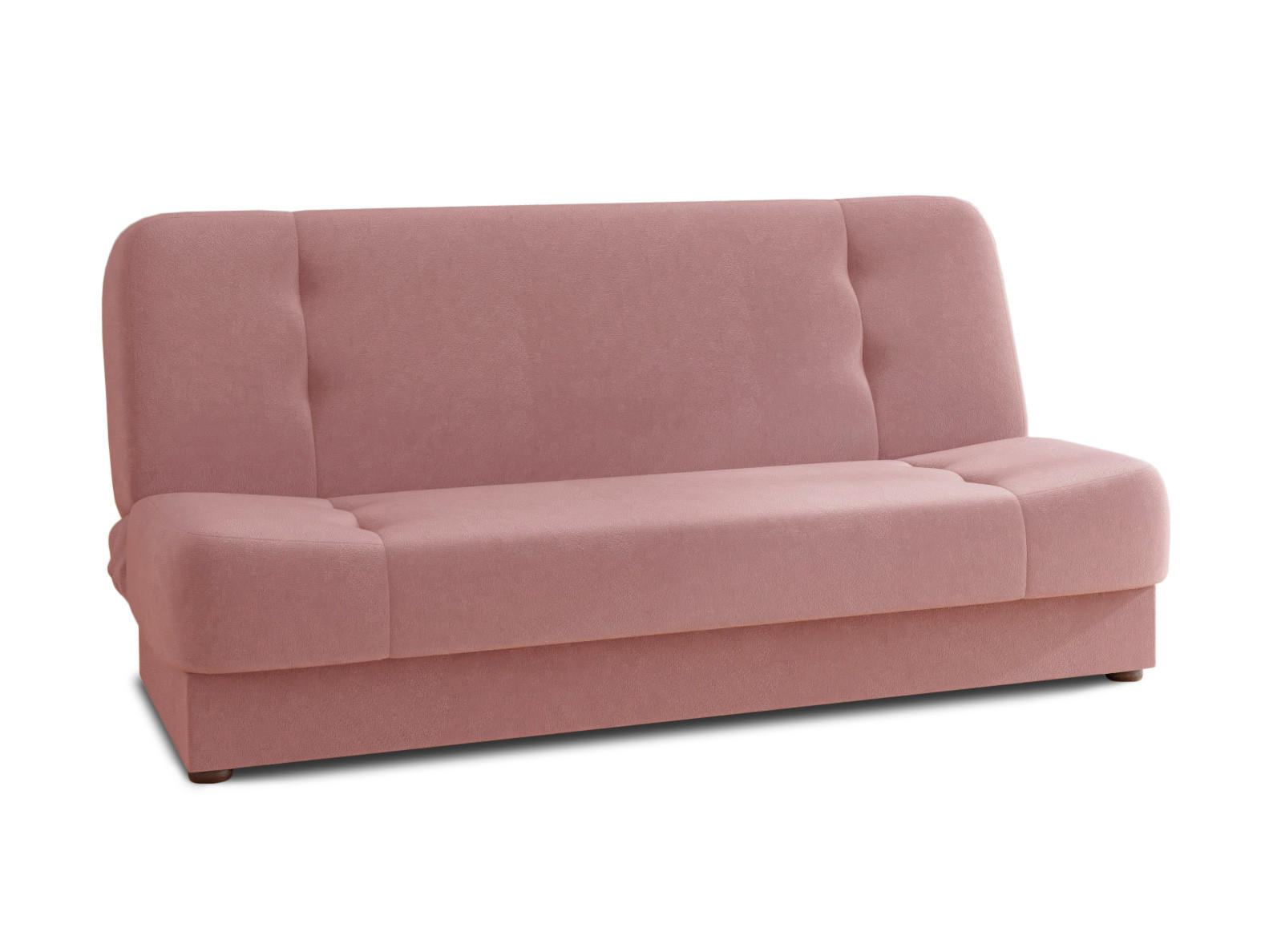 SCHLAFSOFA Sena - Braun/Rosa, Holz/Kunststoff (195/89/89cm) - Sofnet