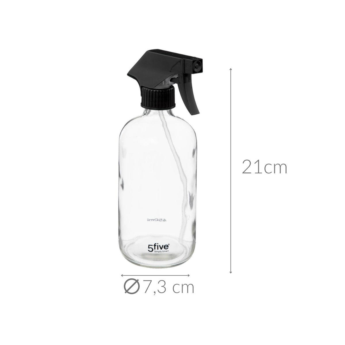 PFLANZENSPRÜHER Glas 450 ml - Transparent, Glas (7.3/21/7.3cm) - 5five Simply Smart