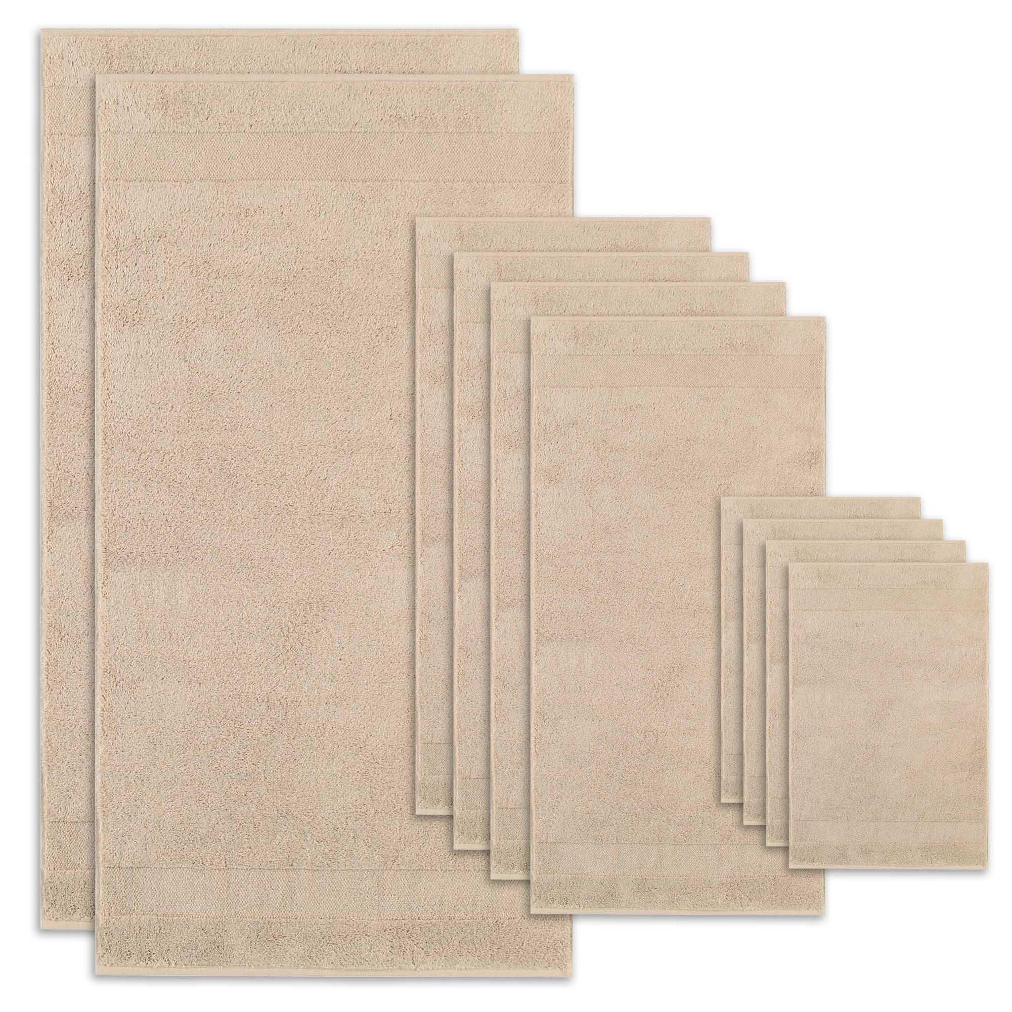 HANDTUCH Unisex One Braun Baumwolle 10er Pack - Braun, Textil (200/135cm) - Villeroy & Boch
