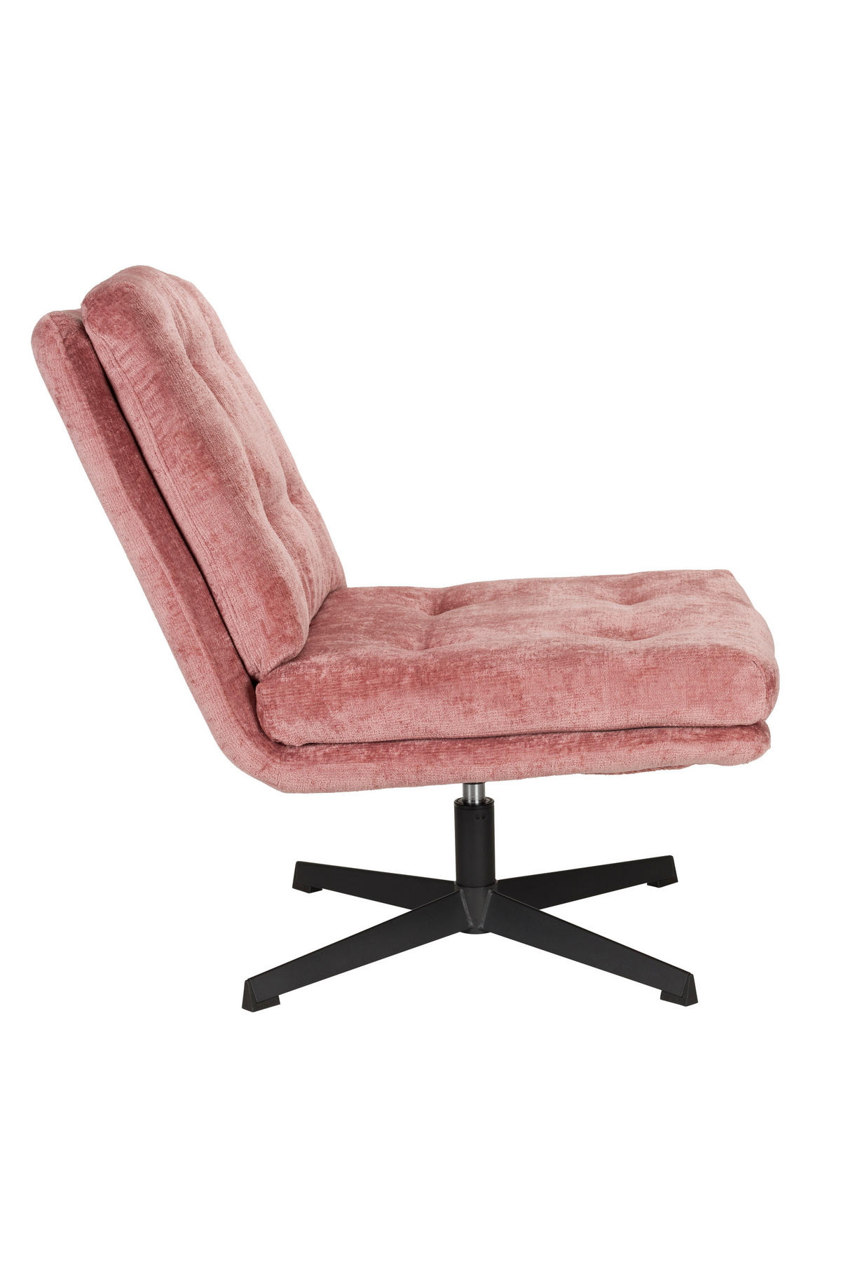 SESSEL Kai - Rosa - 75.5/72/69.5 cm - Pink, Textil (72/69.5/75.5cm)