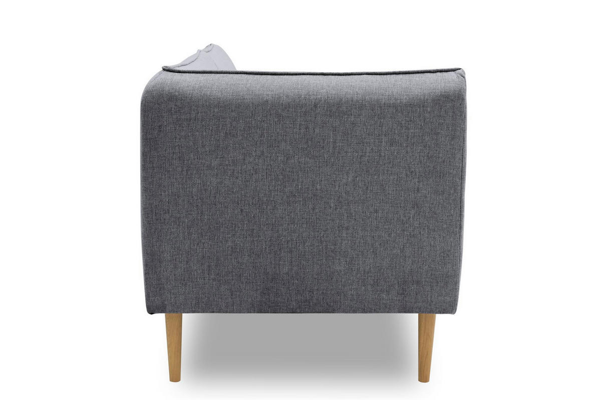 GARTENLOUNGE-SOFA 2-Sitzer Links Braelyn 159x82x82 Bezug in anthrazit - Anthrazit, Kunststoff (159/82/82cm) - 58aufmkessel