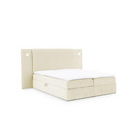 BOXBETT Marten überlänge Set.1 - Creme, Holzwerkstoff/Textil (140/220cm) - Fun Möbel