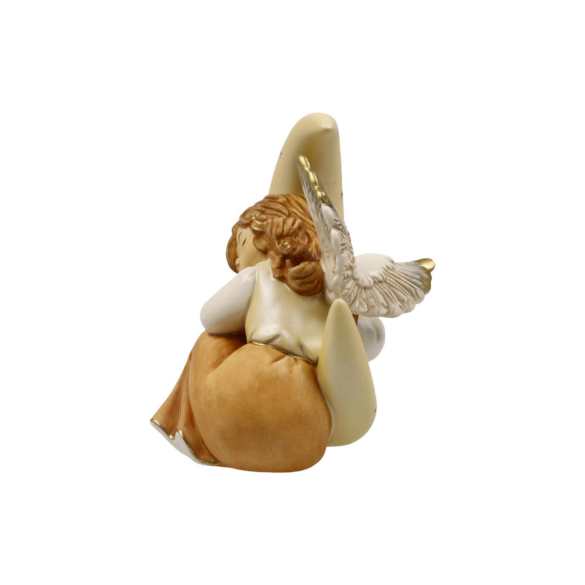 ENGELFIGUR Kleine Traumreise, Steingut, Champagner, 9.5 cm - Beige, Keramik (8.5/9.5/9.5cm) - Goebel