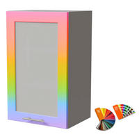 KÜCHENHÄNGESCHRANK Brerra W2S/45 Grau / RAL Wunschfarbe K5/K7 45 / 32,5 / 72cm - Multicolor/Grau, Holz/Holzwerkstoff (45/72/32.5cm) - Feldmann-Wohnen