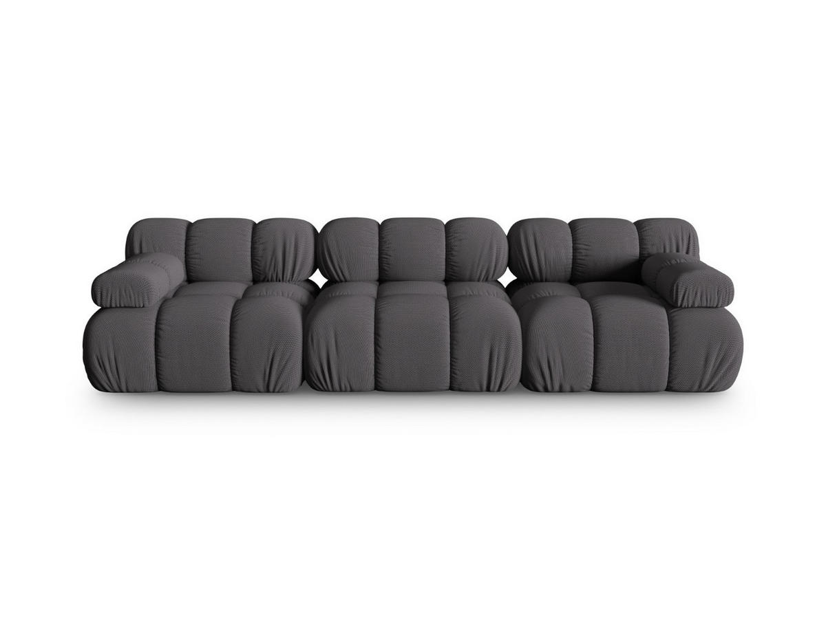 SOFA modular Bellis aus 3D-Stoff Expresso 3 Sitzplätze - Graubraun, Textil (94/70/282cm) - Micadoni