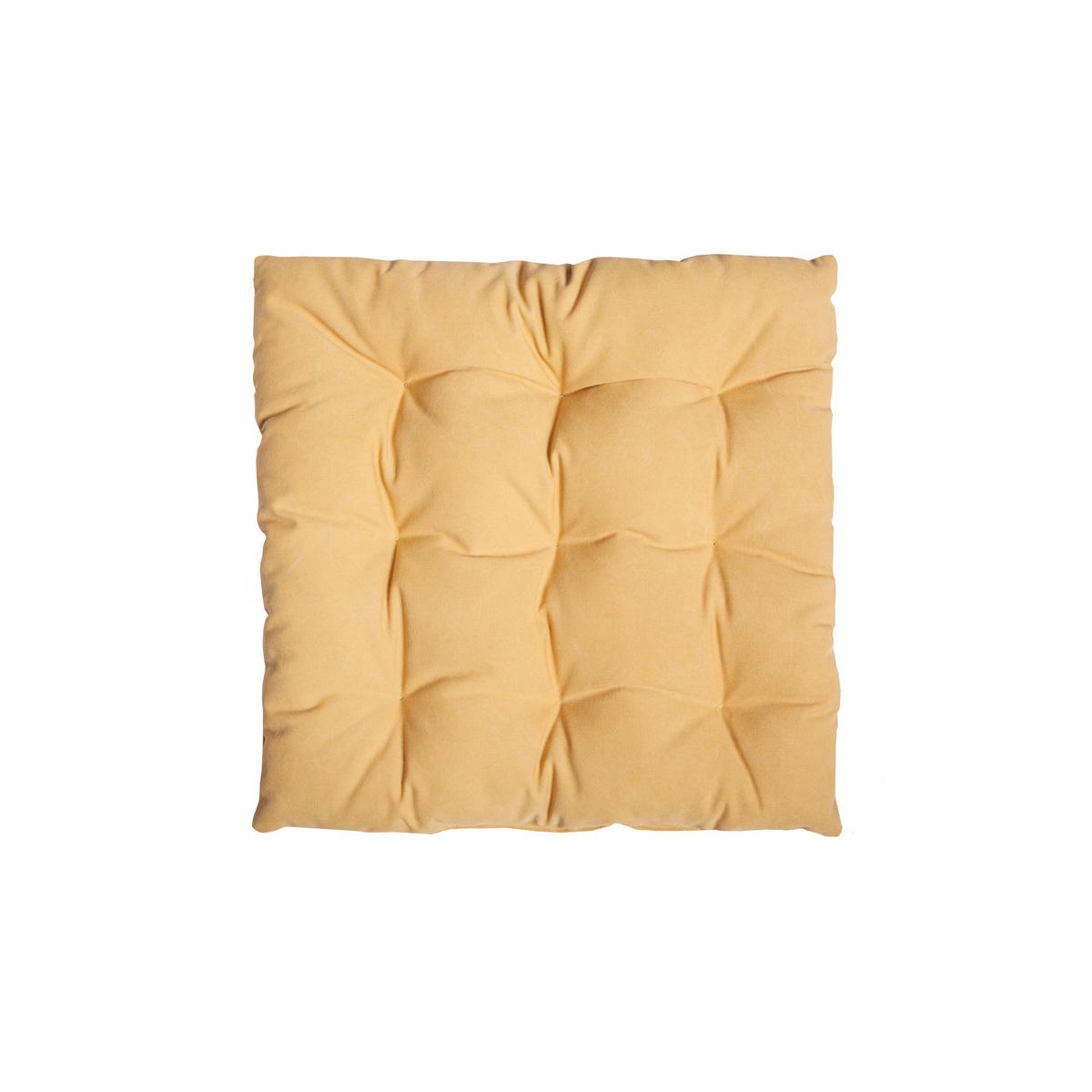 BODENKISSEN aus Baumwolle, Gelbes, 60/60 cm CALMA - Gelb, Textil (60/60/5cm) - RNT By Really Nice Things