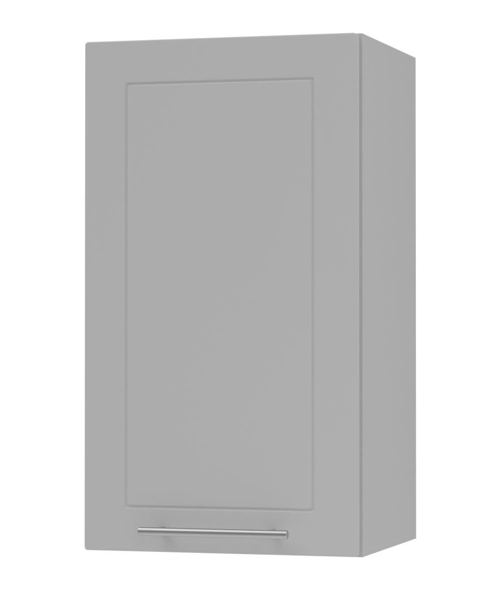 Feldmann-Wohnen Küchenhängeschrank Grau, Grau 40x72x32.5 cm