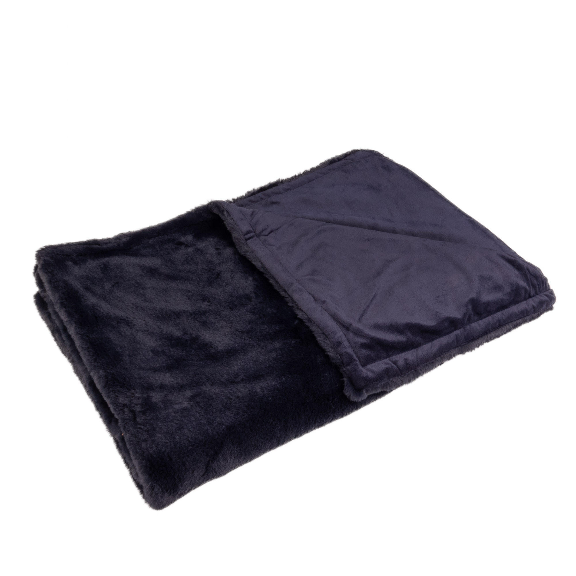 KUSCHELDECKE Winter Spirit 150/125 cm - Dunkelblau, Textil (125/150cm) - Today