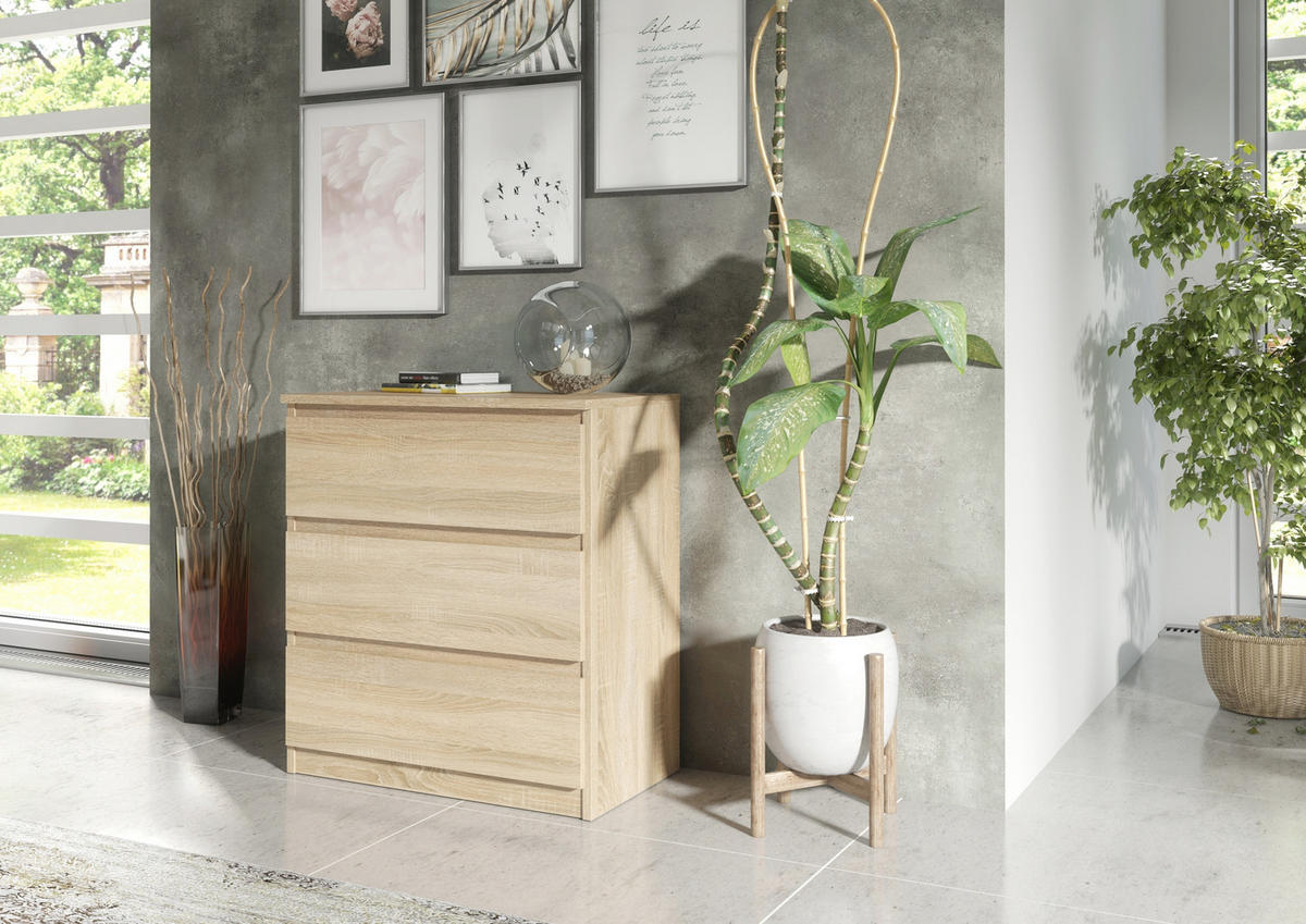 KOMMODE Sonoma 70/79/39 - Sonoma Eiche, Holzwerkstoff (70/79/39cm) - RAUMHIRSCH FURNITURE