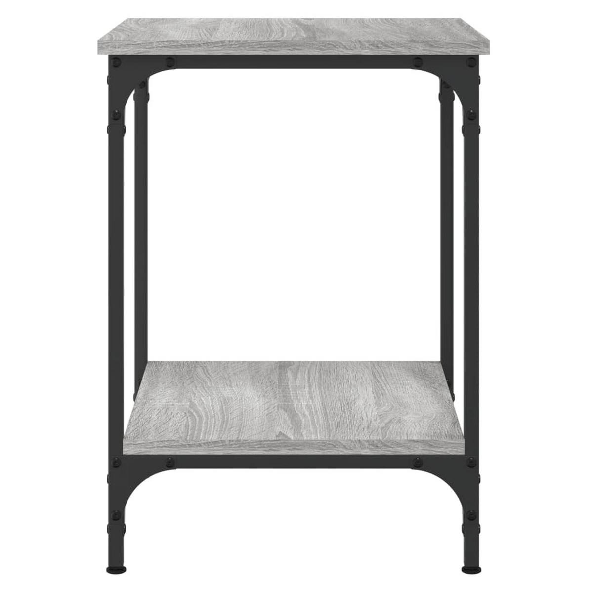 COUCHTISCH Grau Sonoma 40x40x55 cm Holzwerkstoff - Grau, Holzwerkstoff (40/40/55cm) - furnicato