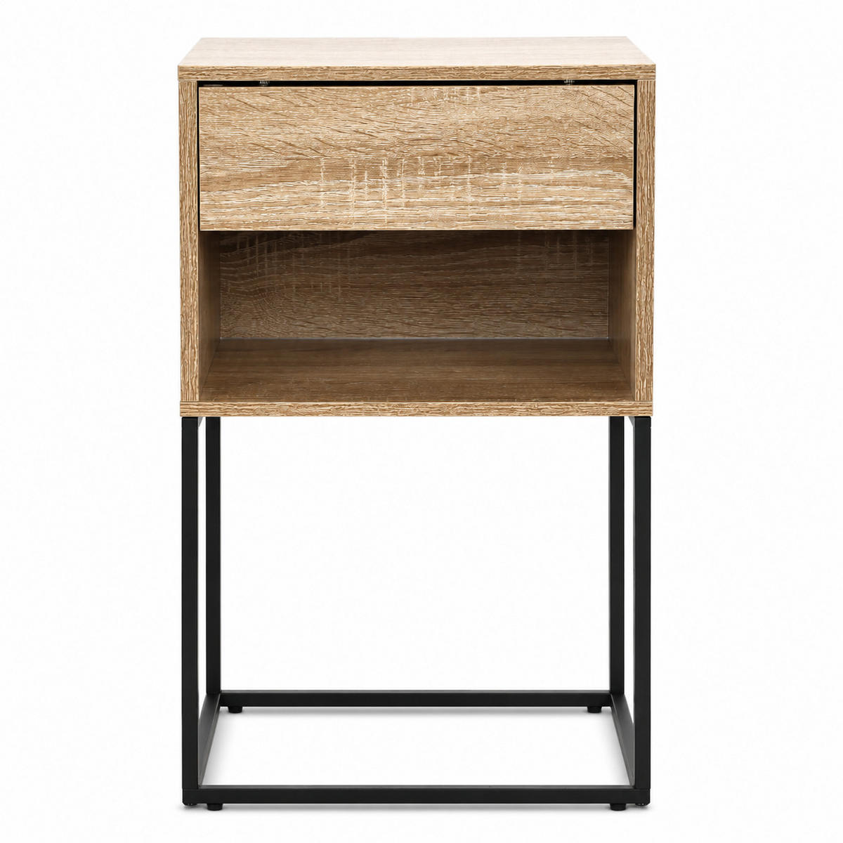 NACHTTISCH NELA Eichenoptik - Eichefarben, Holzwerkstoff (40/64.5/38.5cm) - Mat-Haus