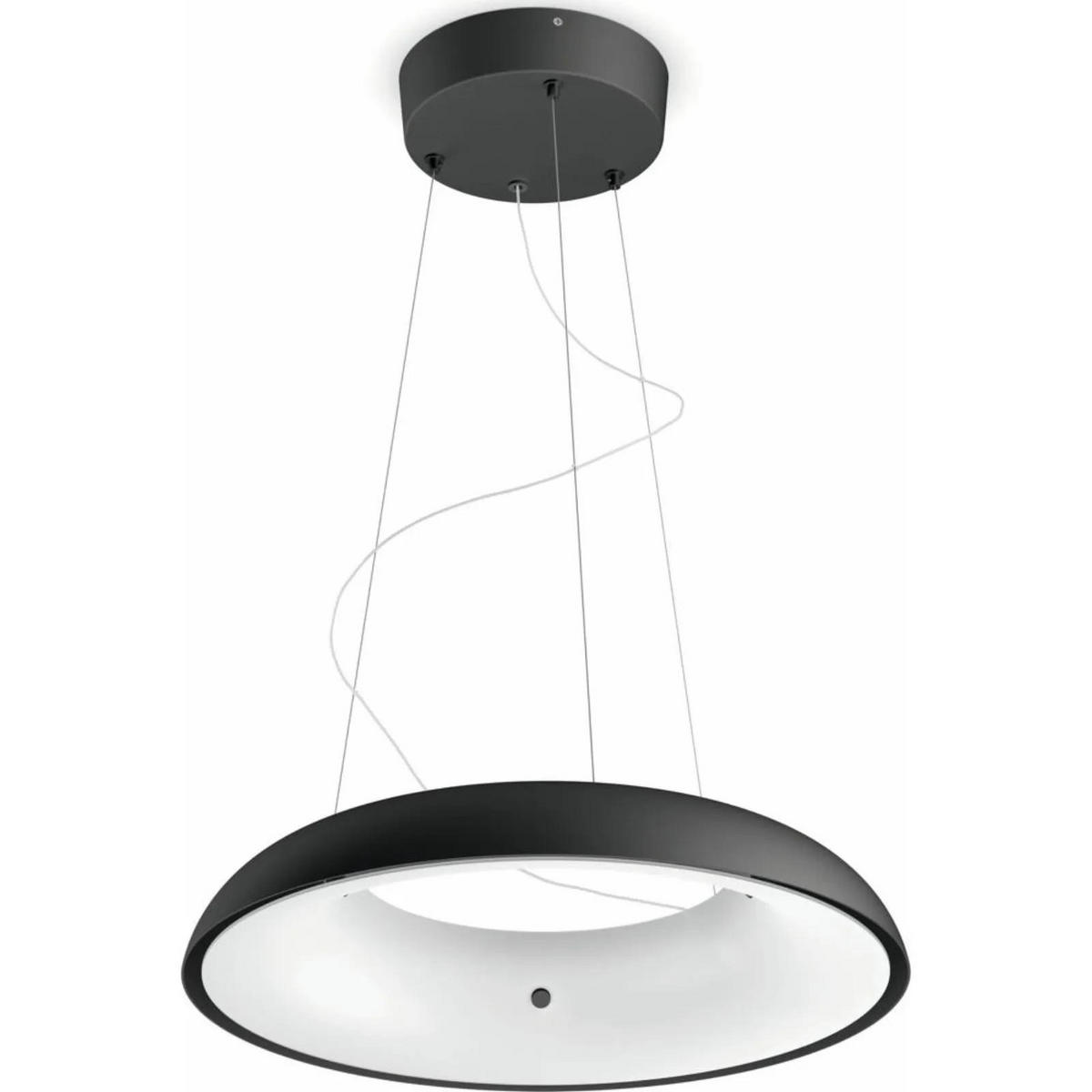 PENDELLEUCHTE Amaze Schwarz - Schwarz, Kunststoff (21.7/21.7/13.1cm) - Philips HUE