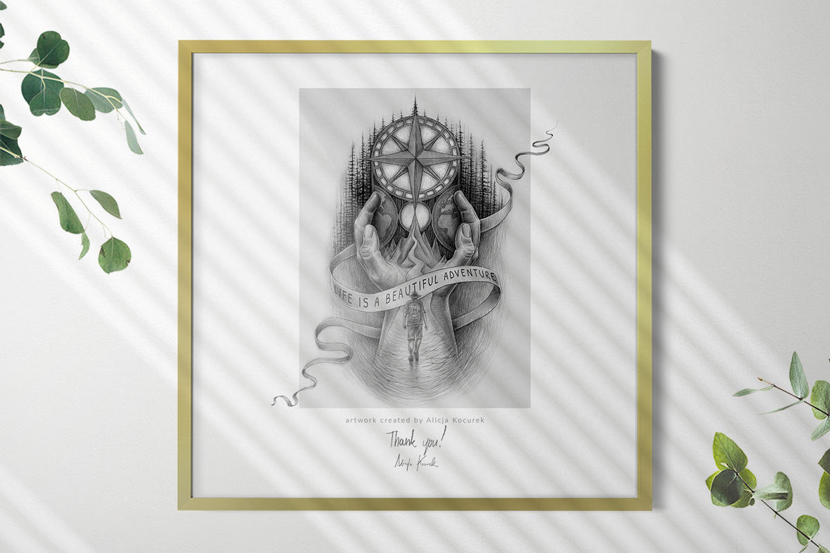 BILDERRAHMEN 50x50 cm Goldfarbig - Goldfarben, Kunststoff (52/52/1.3cm) - TULUP