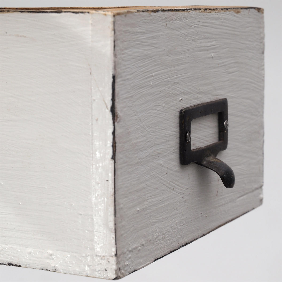 STIFTEHALTER-BOX Vintage 19 Mahagoni 06 weiß-landhaus - Weiß, Holz (10/19/12cm) - DESIGN DELIGHTS