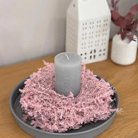 ASPARAGUSKRANZ in Rosa - Spargelkraut - 20 cm / rosa - Rosa, Naturmaterialien (20cm) - Lykke & You