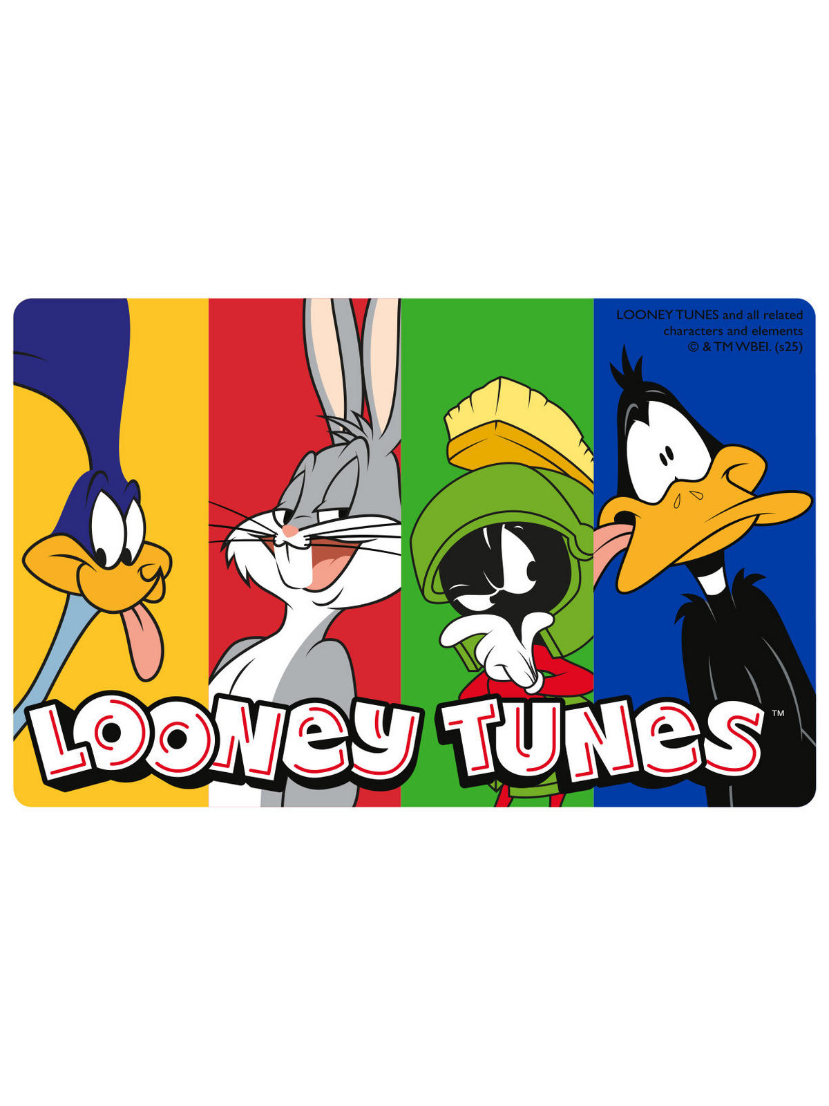 BROTDOSE Looney Tunes Road Runner, Bugs Bunny, Marvin & Daffy Duck Schwarz 17,5 x 12,8 x 6,9 cm - Schwarz, Kunststoff (17.5/6.9/12.8cm) - Looney Tunes