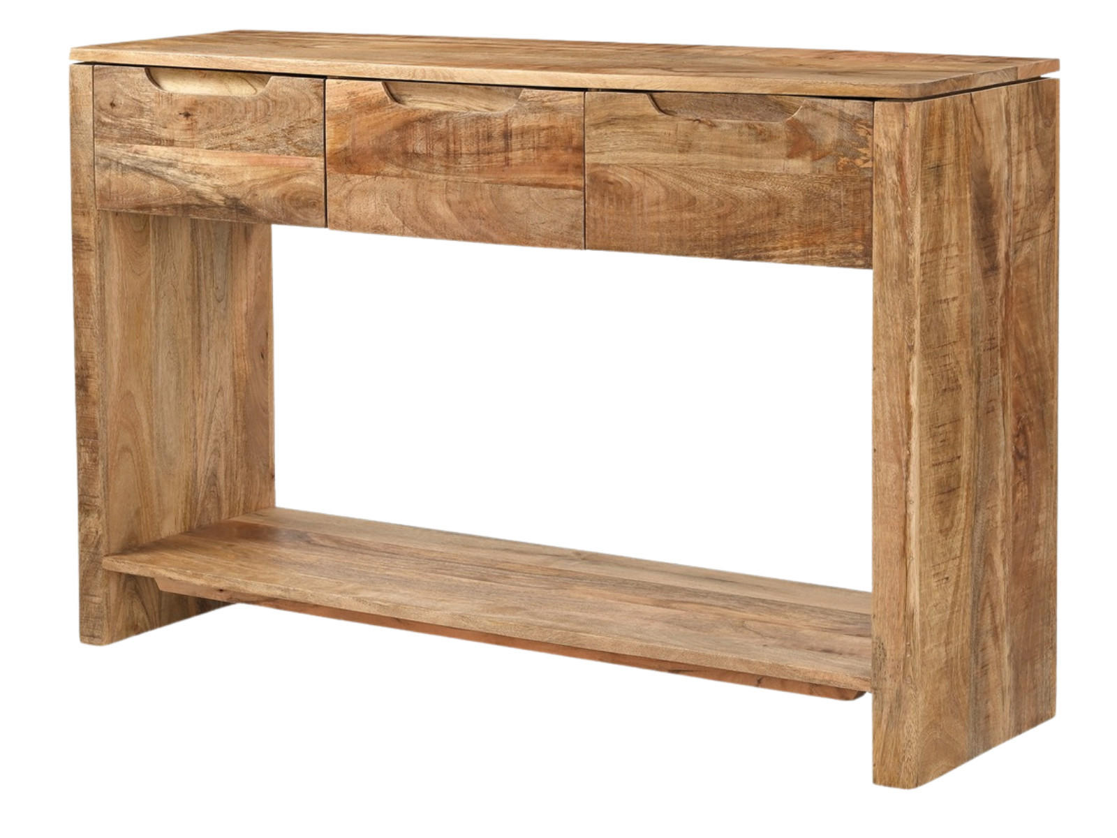 KONSOLENTISCH Sophie Mangoholz 120 cm / 35 cm Natur - Naturfarben, Holz (35/120/76cm) - Villa Möbel