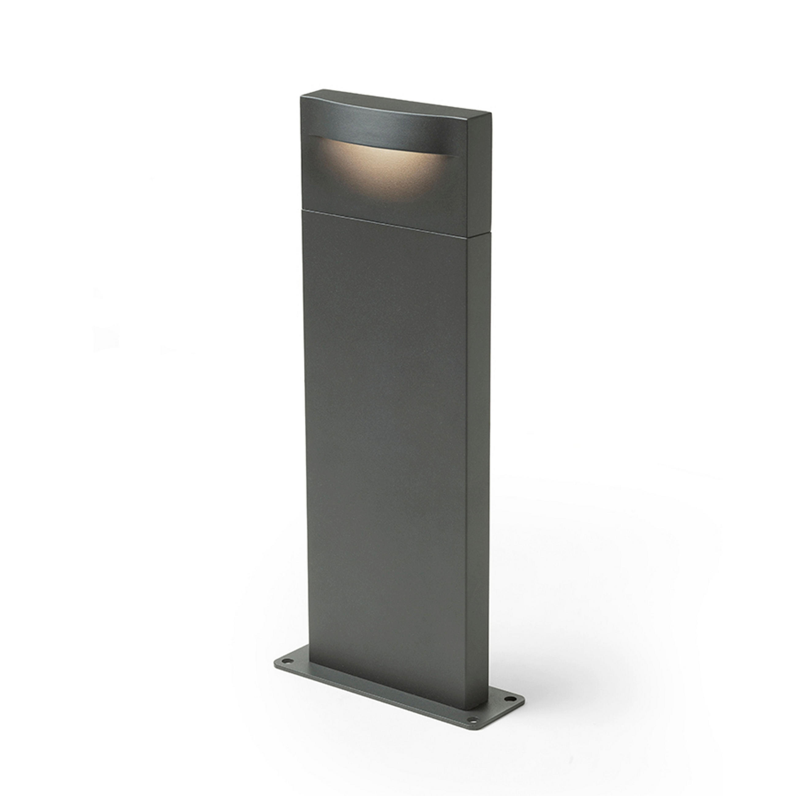 AUSSENLEUCHTE BOBO RC Anthrazitgrau 8 W IP65 - Grau, Metall (25/136/39.5cm) - Rendl