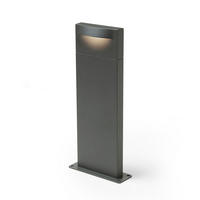 AUSSENLEUCHTE BOBO RC Anthrazitgrau 8 W IP65 - Grau, Metall (25/136/39.5cm) - Rendl