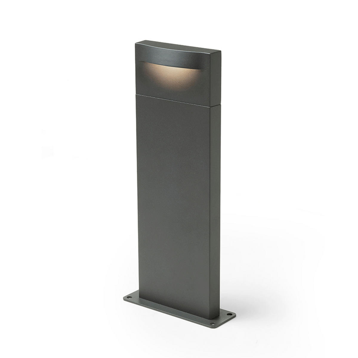 AUSSENLEUCHTE BOBO RC Anthrazitgrau 8 W IP65 - Grau, Metall (25/136/39.5cm) - Rendl